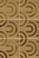 Декор Vives Hanami Takada Caramelo Oro 23x33.5 керамический