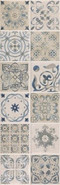Настенная плитка Mosaico Antique Grey -ректификат/ белая глина 30x90 матовая керамическая
