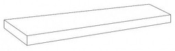 Ступень угловая Rinascente Grey Scal. Ang. SX/Ринашенте Грей Левая 33x120 керамогранит матовая 620070802257