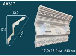 Перфект Карниз потолочный с рисунком AA317