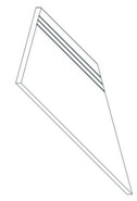 Ступень фронтальная Drift White Gradino Lineare Angolo Sx/Дрифт Вайт Ступень Линеаре Угловая Лс 30x60 антискользящая (grip), рельефная