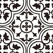 Керамогранит Hampton Black Pre. 45x45 Prissmacer матовый универсальный