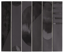 Декор Wadi Decor Noir 6х30 Equipe керамогранит глянцевый, матовый УТ-00029620