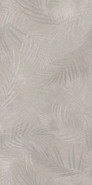 Керамогранит Floresta 17549 Листья Светло-серый ректификат 60x120 Meissen глазурованный, матовый настенная плитка 17549