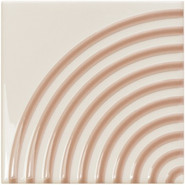 Настенная плитка Twist Vapor Toffee 12.5x12.5 Wow глянцевая, рельефная (структурированная) керамическая 129326