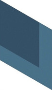 Декор Flow Diamond Decor Blue 13,9x23,95 глазурованный, матовый керамогранит