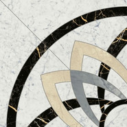 Декор Шарм Экстра Каррара Розон 60 Анголо 60x60 люкс керамогранит