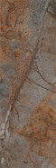 Настенная плитка 12135R Театро Коричневый обрезной 25x75 Kerama Marazzi глянцевая керамическая