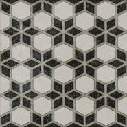 Декор VT/A297/SG1544N Фреджио 4 черно-белый 20x20x8 глянцевый керамогранит