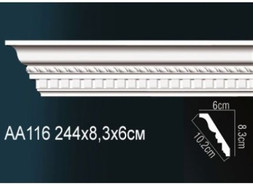 Перфект Карниз потолочный с рисунком AA116