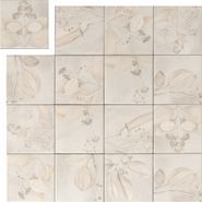 Керамогранит Kamelia White 15х15 Mainzu Soft матовый универсальная плитка 78803487