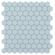 Мозаика Hex Nordic № 925 D Голубой (на сетке) (0,087м2)