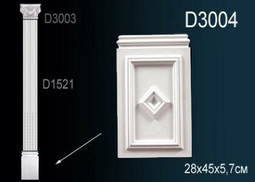 База Пилястры D3004 (5) Перфект полиуретан