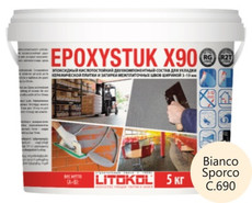 Затирка для плитки эпоксидная Litokol Epoxystuk X90 С.690 светло-бежевый 5 кг 479370003