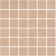 Мозаика Supergres Rayclay Flame Mosaico 30x30 Ass керамогранит антискользящая, матовая, бежевый RFMS