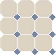 Керамогранит 4416 oct11-1ch White 16/Blue Cobalt Dots 11 30x30 напольный матовый
