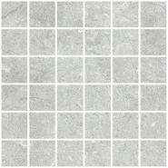 Мозаика Living Ceramics Noon Mosaic 55 Grey Soft 30x30 керамогранит матовая чип 55х55 мм, серый LV11673