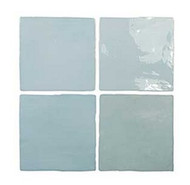 Настенная плитка Flash Light Blue 124411 13х13 DNA Tiles глянцевая керамическая