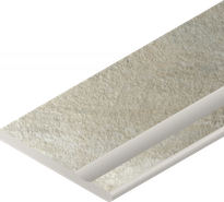 Керамогранит Magma Mineral Bordo 30x60 Svasato Round Dx Italon x2 структурированный бортик закругленный с выемкой правый 620090001350