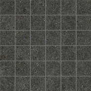 Мозаика Boost Stone Tarmac Mosaico Matt 30x30 керамогранит матовая, черный A7DM