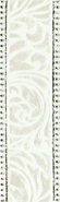Бордюр Fiora White Бордюр 01 7,5x25 Unitile/Шахтинская плитка матовый керамический 010214001090