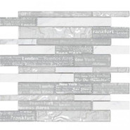 Мозаика D.Horizon White 30х30 стекло+камень