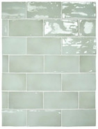 Настенная плитка 26902 Manacor Mint 7,5х15 см Equipe глянцевая керамическая