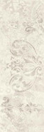 Настенная плитка Silence Silver Carpet Dekor Pol. Paradyz Ceramika 25x75 глянцевая керамическая 5902610516948