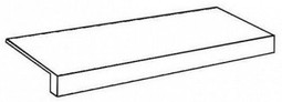Ступень фронтальная Вандефул Лайф Графит 80 Wonderful Life Graphite Scalino 80 Front 33x80 матовая