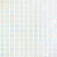 Мозаика Pietra Opalescent Blanco 31,1х31,1 стекло глянцевая, белый УТ-00026171