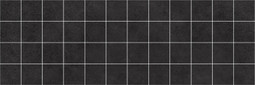 Мозаика Laparet Alabama чёрнаяая керамика 20х60 см матовая MM60062