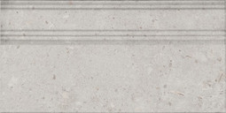 Плинтус FME015R Риккарди Серый Светлый матовый обрезной 20х40 Kerama Marazzi керамический