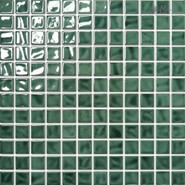 Мозаика P-542 керамика глянцевая 30х30 см NSmosaic Porcelain Series глянцевая чип 23х23 мм, зеленый