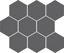 Мозаика Cambia Grafit Lappato Mosaic Heksagon 33,4x27,53 керамогранит лаппатированная, серый