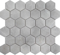 Мозаика Hexagon small Marble Grey Matt (PMMT82457) 265х278х6 керамическая