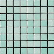 Мозаика Anthologhia Agerato керамика 30х30 см Appiani полуглянцевая чип 25х25 мм, зеленый MOS 7021