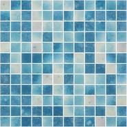 Мозаика Bluestone Antislip 31,1х31,1 стекло глянцевая, голубой, синий УТ-00026175