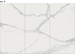 Панно Statuario Chain 6 mm D+E+F Glossy 240x360 REX Ceramiche I Classici полированный 9000171