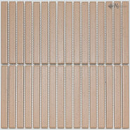 Мозаика NSmosaic PP15145-18 керамика матовая 29.7х29.7 см чип 15х145 мм, бежевый