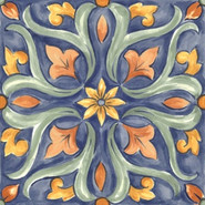 Декор RC8K Amuri Decoro Maiolica Tappeto 4 Glossy 20х20 RT Marazzi Ragno керамогранит глянцевый УТ-00036752
