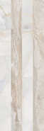 Настенная плитка Royal Lineare Silver Rettificato 30х90 Novacera глянцевая керамическая NC93007BL