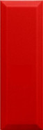Настенная плитка Monopole Fresh Rojo Brillo Bisel 10x30 (1,02), глянцевая керамическая