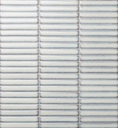 Мозаика Bonaparte Finger Sweet Milk керамогранит 28.4х29.8 см матовая чип 12х92 мм, белый