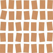 Мозаика 41ZERO42 Mosaic Boogie Terra 30x30 керамогранит матовая, коричневый 4101233