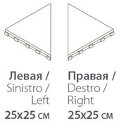 Решётка Фрэйм 10 Прав Griglia Frame 10 Dx 25x25 матовый