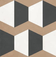 Керамогранит 14oraitaliana Hexagon Nat. Rett 60х60 ABK матовый универсальная плитка PF60017140