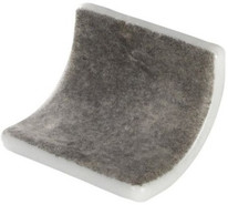 Мозаика Ezarri Cove Phyllite Safe стекло 3х5х3 см матовая, антислип чип 50х50 мм, серый