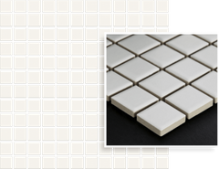 Мозаика Albir Bianco Mozaika Prasowana керамика 29.8х29.8 см гладкая, глазурованная чип 2.3x2.3 мм, белый 5900144058712