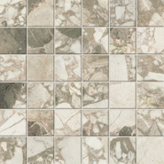 Мозаика Forte dei Marmi Ceppo Apuano Cream Mosaic Lap 30x30 керамогранит лаппатированная, бежевый, серый 610110001058