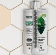 Эпоксидная двухкомпонентная затирка для плиточных швов Demex, глянцевая, шампань DGE-007